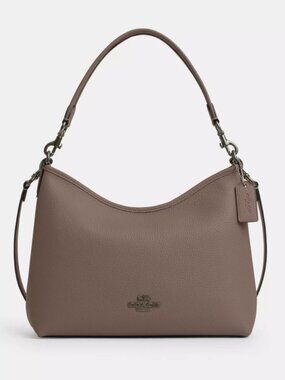 Coach Laurel Shoulder Bag - Gunmetal/Darkstone